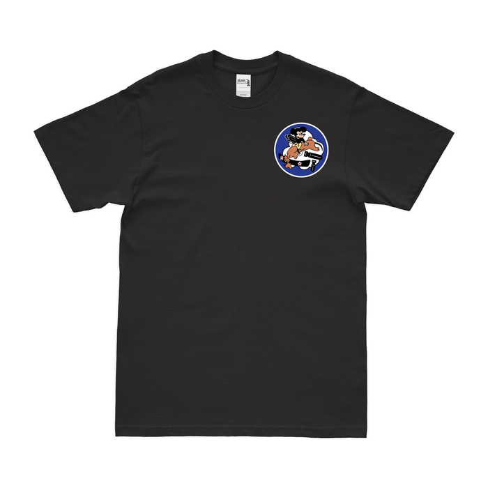 349th Bombardment Squadron, 100th BG Left Chest T-Shirt Tactically Acquired Black Small 