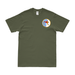 350th Bomb Squadron, 100th BG Left Chest T-Shirt Tactically Acquired Military Green Small 