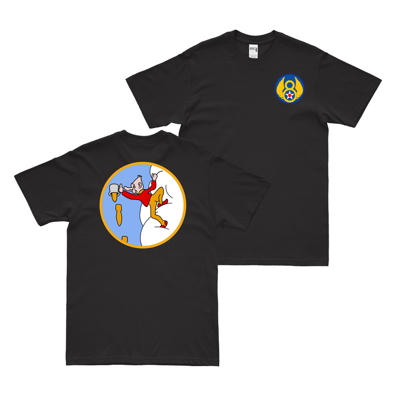 Double-Sided 350th Bombardment Squadron WW2 Emblem T-Shirt