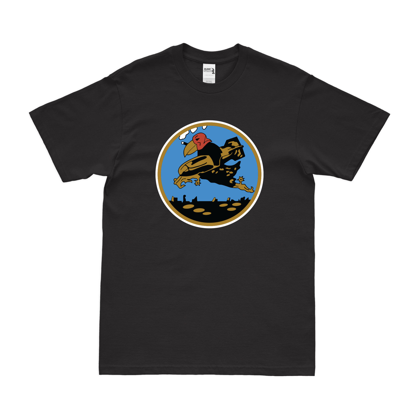 351st Bombardment Squadron Logo WWII T-Shirt Tactically Acquired Black Clean Small