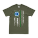 U.S. Army 35th Infantry Division American Flag T-Shirt Tactically Acquired Small Military Green 