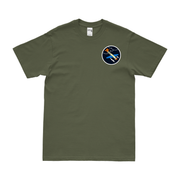 365th Fighter Squadron WW2 Left Chest Emblem T-Shirt Tactically Acquired Military Green Small 
