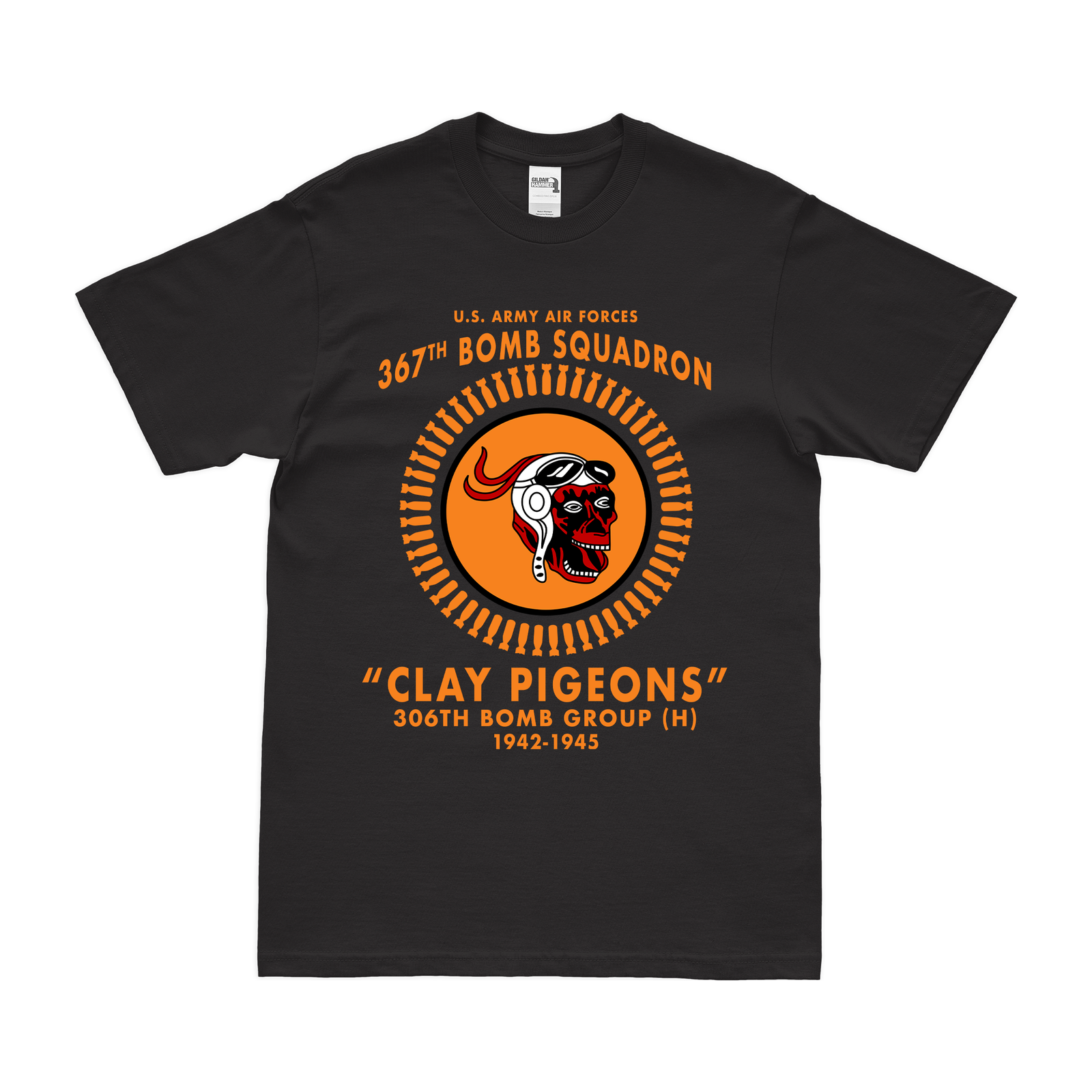 367th Bomb Squadron Commemorative WW2 Legacy T-Shirt Tactically Acquired Black Clean Small
