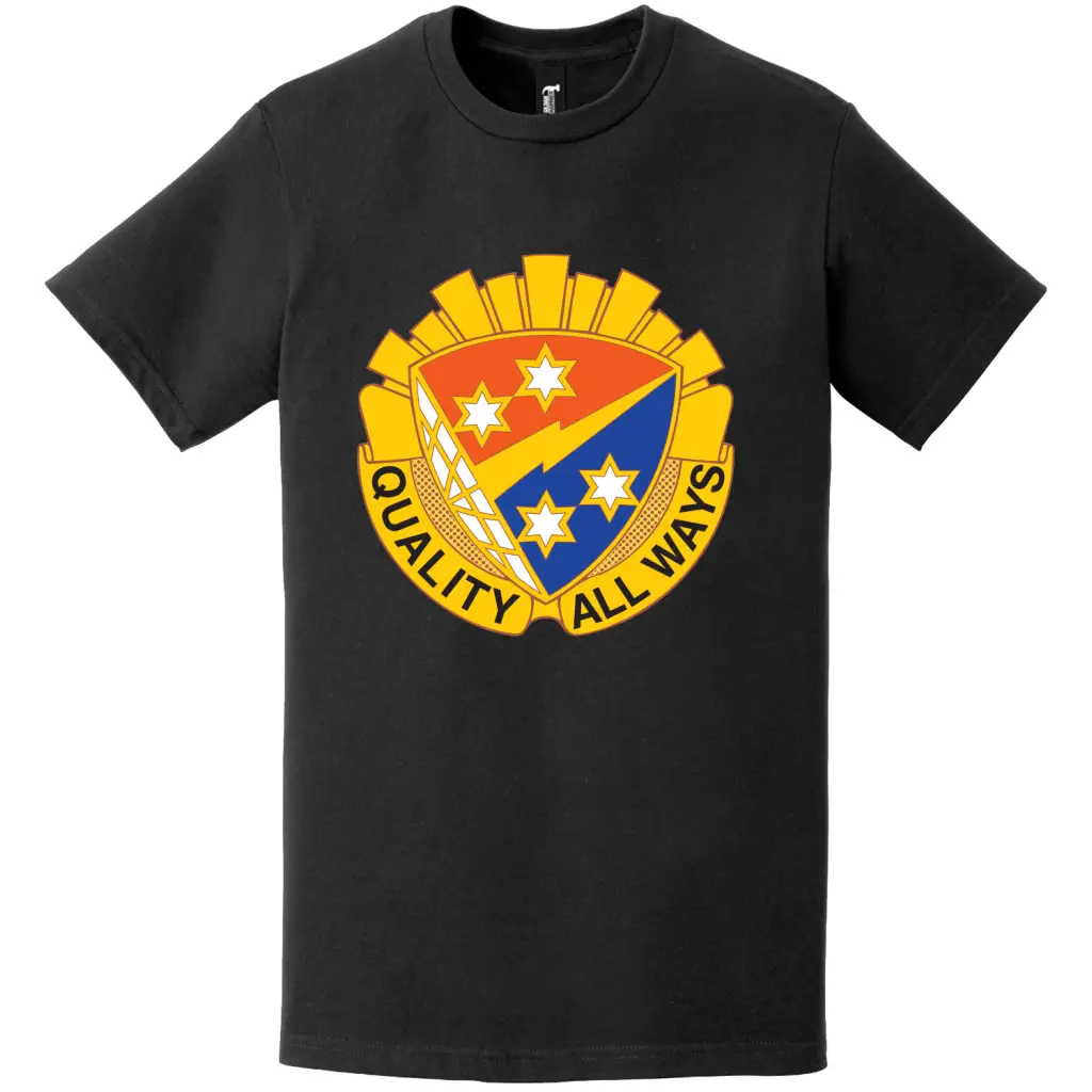 369th Signal Battalion DUI Logo Emblem Insignia T-Shirt Tactically Acquired   