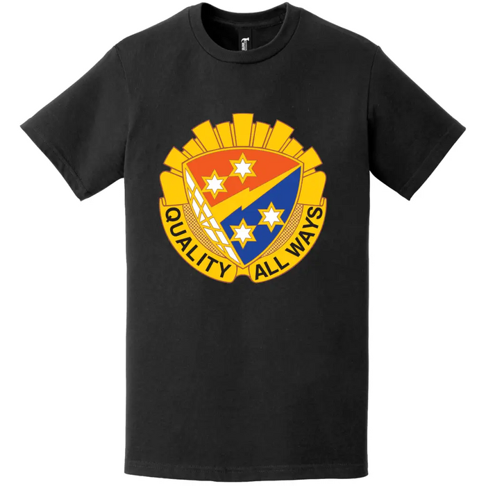 369th Signal Battalion DUI Logo Emblem Insignia T-Shirt Tactically Acquired   