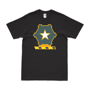 U.S. Army 36th Infantry Regiment Unit Logo Emblem T-Shirt Tactically Acquired Black Distressed Small