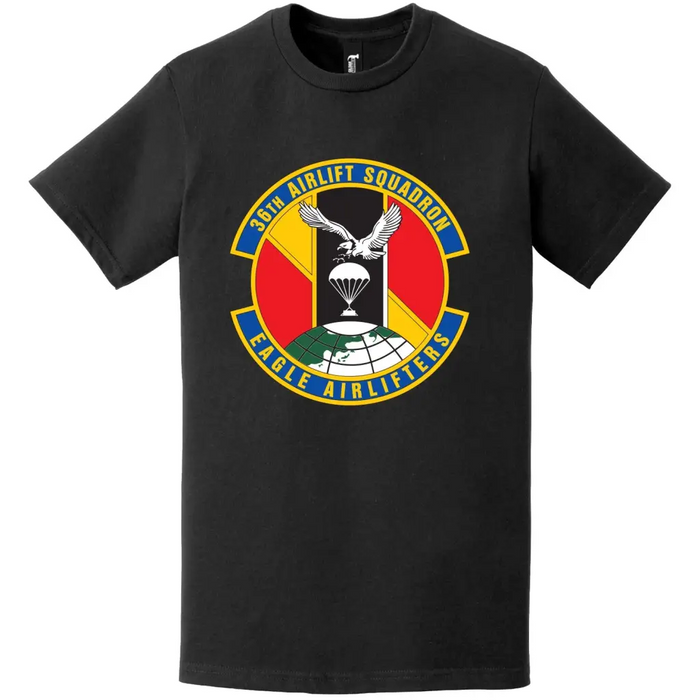 36th Airlift Squadron Logo Emblem T-Shirt Tactically Acquired   