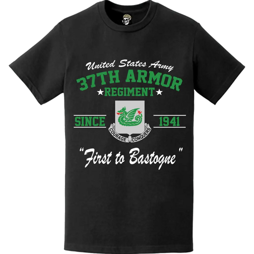 37th Armor Regiment Since 1941 U.S. Army Unit Legacy T-Shirt Tactically Acquired   
