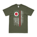 U.S. Army 37th Infantry Division American Flag T-Shirt Tactically Acquired Small Military Green 