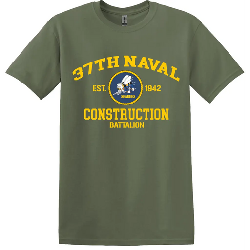 37th Naval Construction Battalion (37th NCB) T-Shirt Tactically Acquired   