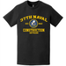 37th Naval Construction Battalion (37th NCB) T-Shirt Tactically Acquired   