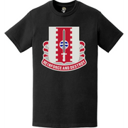 386th Engineer Battalion Logo Emblem T-Shirt Tactically Acquired   