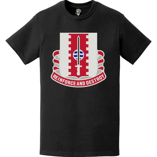 386th Engineer Battalion Logo Emblem T-Shirt Tactically Acquired   