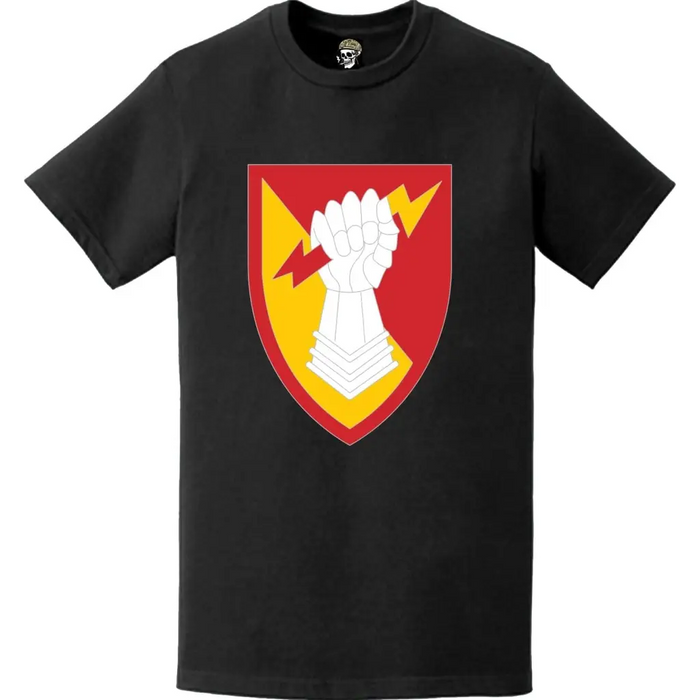 38th Air Defense Artillery Brigade Emblem Logo T-Shirt Tactically Acquired   