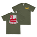 Double-Sided U.S. Army 397th Engineer Battalion T-Shirt Tactically Acquired Military Green Small 