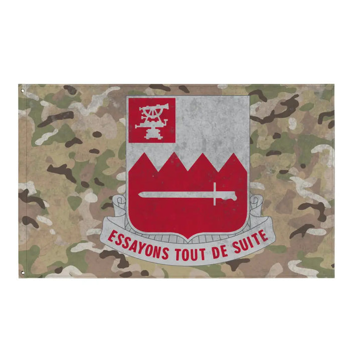 397th Engineer Battalion Indoor Wall Flag Tactically Acquired Default Title  
