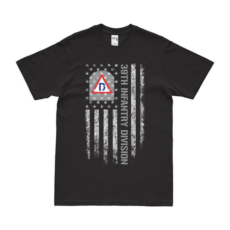 U.S. Army 39th Infantry Division American Flag T-Shirt