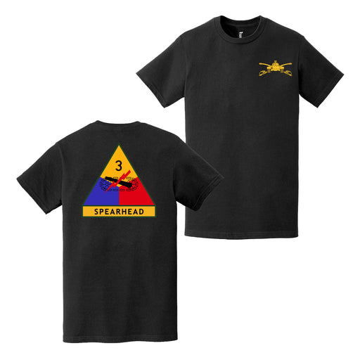 Double-Sided 3rd Armored Division Insignia Logo T-Shirt Tactically Acquired   