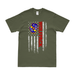 3rd Light Armored Recon 3d LAR American Flag T-Shirt Tactically Acquired Military Green Small 