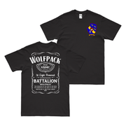 Double-Sided 3d LAR Whiskey Label USMC T-Shirt Tactically Acquired Black Small 