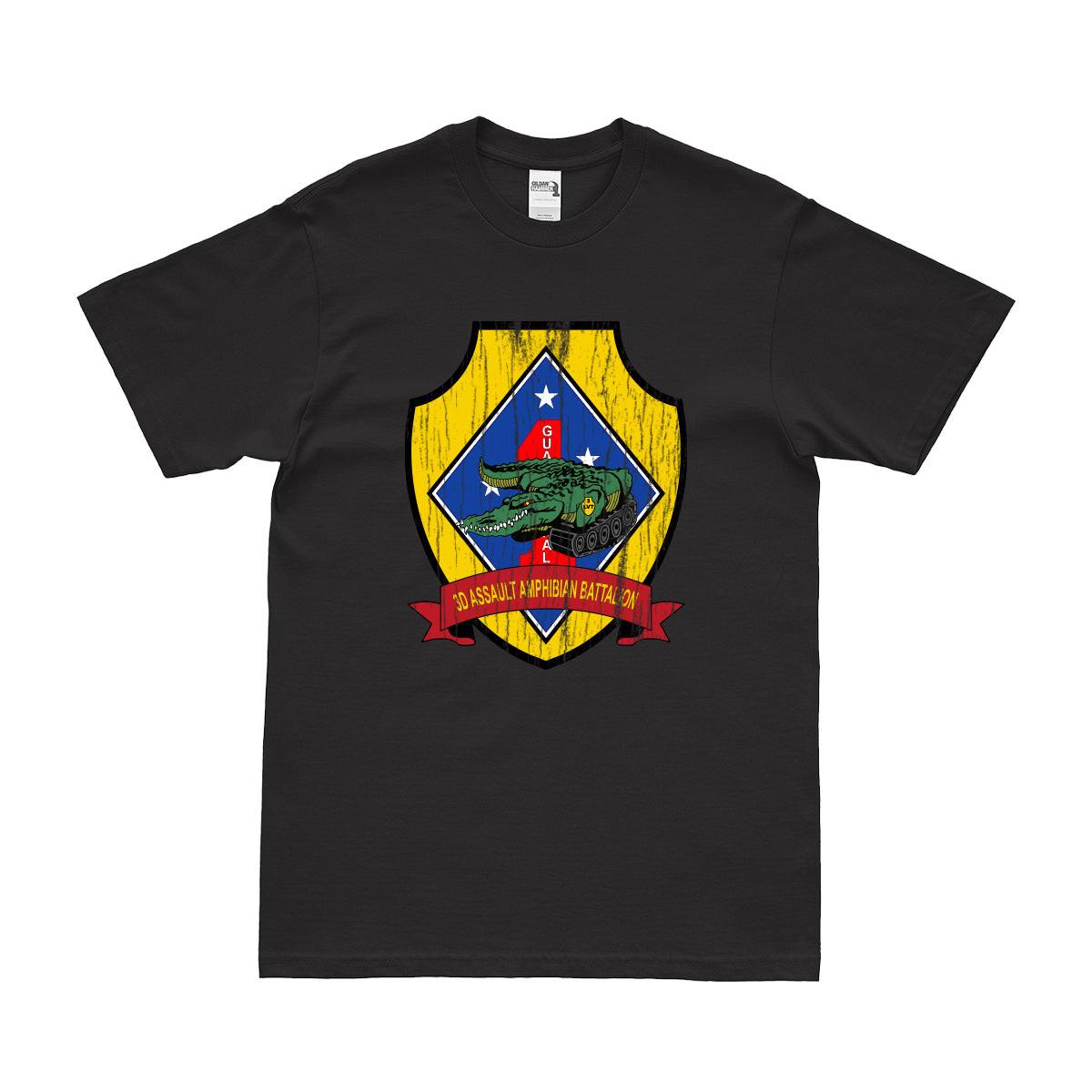 Distressed 3rd AABn Logo Emblem T-Shirt Tactically Acquired Small Black 