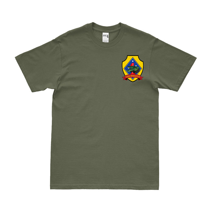 3rd AABn Logo Left Chest Emblem T-Shirt Tactically Acquired Small Military Green 