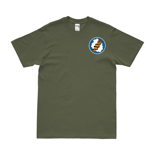 3rd Bombardment Squadron Left Chest Emblem T-Shirt Tactically Acquired Military Green Small 