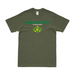 3rd Cavalry Regiment Blood and Steel Motto T-Shirt Tactically Acquired Military Green Small 
