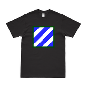 3rd Infantry Division SSI T-Shirt Tactically Acquired Black Clean Small