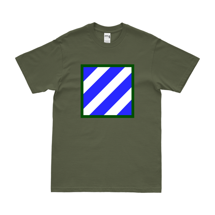 3rd Infantry Division SSI T-Shirt Tactically Acquired Military Green Clean Small
