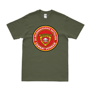 3rd Recon Bn Combat Veteran T-Shirt Tactically Acquired Military Green Clean Small