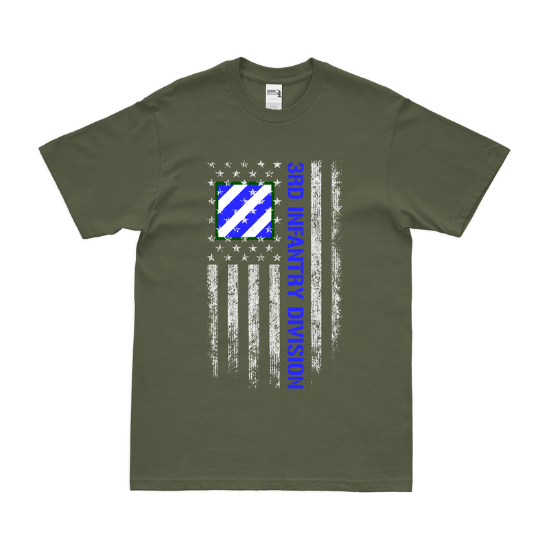 3rd Infantry Division American Flag T-Shirt