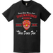 3rd Battalion 25th Marines 'Three Deuce Five' Since 1945 USMC Unit Legacy T-Shirt Tactically Acquired   