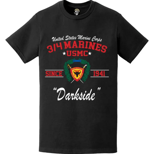 3rd Battalion 4th Marines (3/4) 'Darkside' Since 1941 Legacy T-Shirt Tactically Acquired   