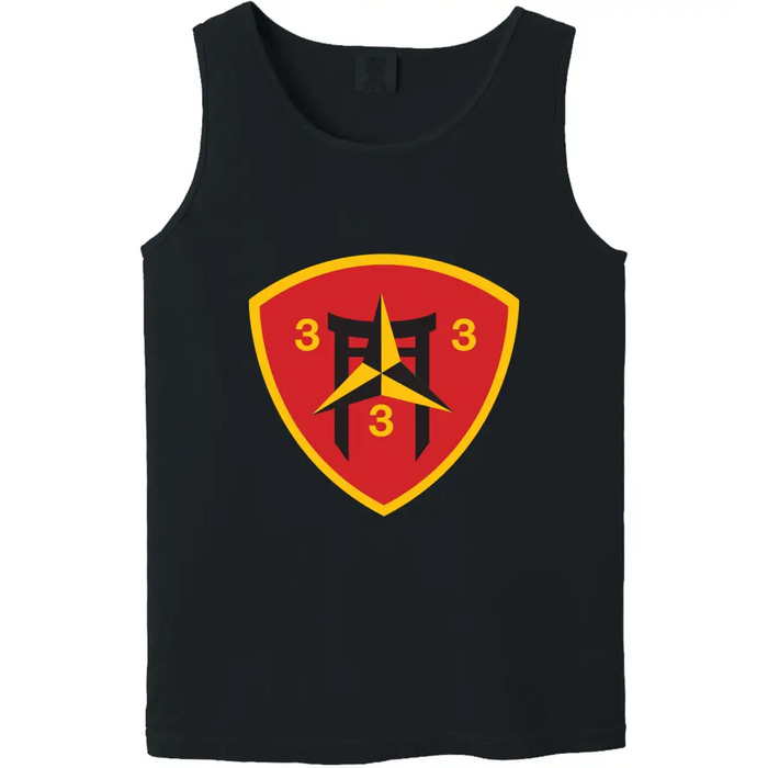 3rd Battalion, 3rd Marines (3/3) Unit Logo Emblem Tank Top Tactically Acquired   