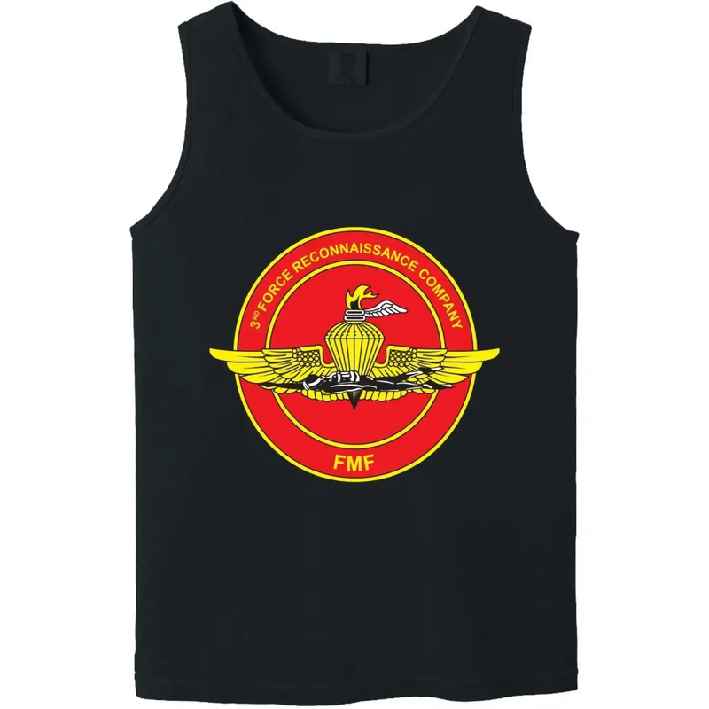 3rd Force Reconnaissance Company Unit Logo Emblem Tank Top