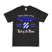 3rd Infantry Division Since 1917 Unit Legacy T-Shirt Tactically Acquired Black Clean Small