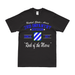 3rd Infantry Division Since 1917 Unit Legacy T-Shirt Tactically Acquired Black Distressed Small