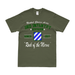 3rd Infantry Division Since 1917 Legacy T-Shirt Tactically Acquired Military Green Distressed Small