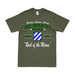 3rd Infantry Division Since 1917 Legacy T-Shirt Tactically Acquired Military Green Clean Small