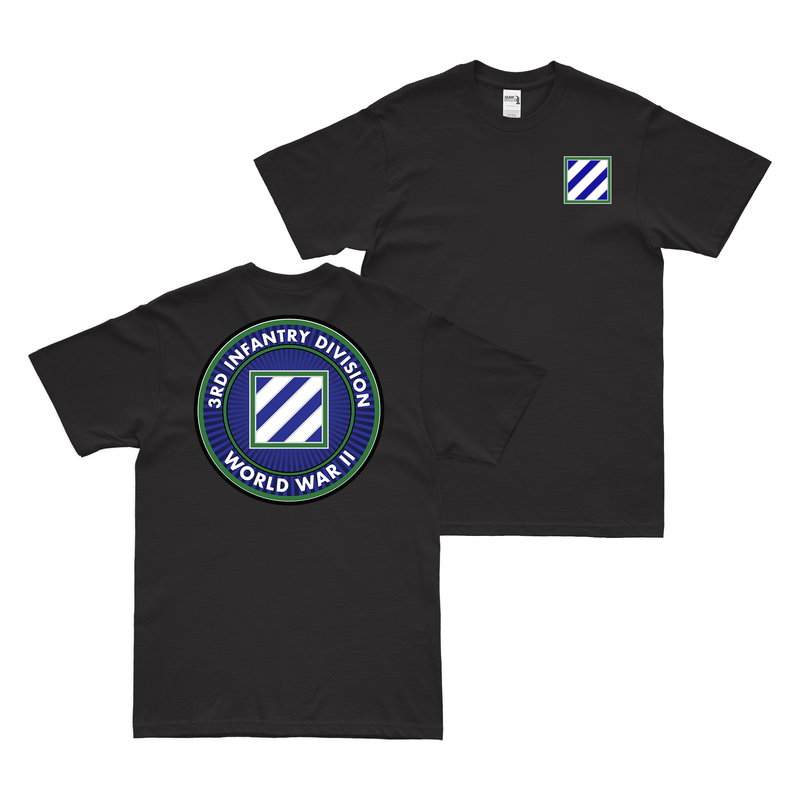 Double-Sided 3rd Infantry Division WW2 T-Shirt