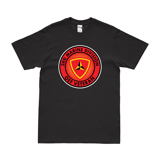 3rd Marine Division Enduring Freedom Veteran T-Shirt Tactically Acquired Black Small 