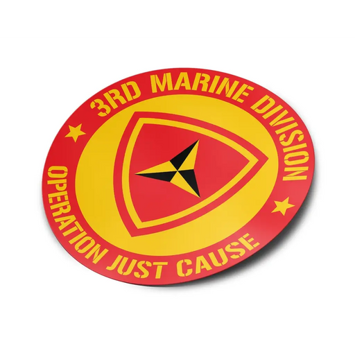 3rd Marine Division Operation Just Cause Vinyl Sticker Decal Tactically Acquired   