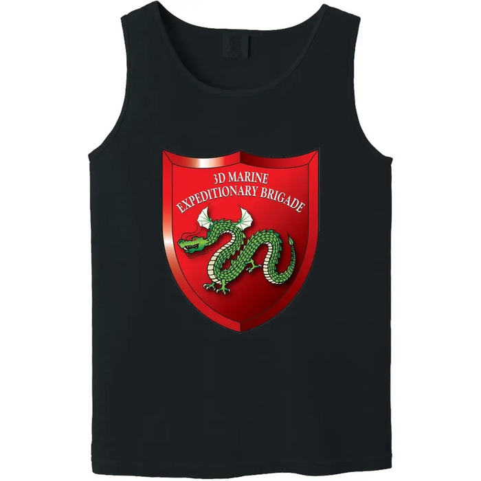 3rd Marine Expeditionary Brigade (3rd MEB) Unit Logo Emblem Tank Top Tactically Acquired   