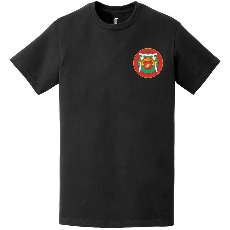 3rd Marine Logistics Group (3rd MLG) Left Chest Logo T-Shirt