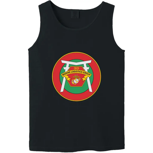 3rd Marine Logistics Group (3rd MLG) Unit Logo Tank Top Tactically Acquired   