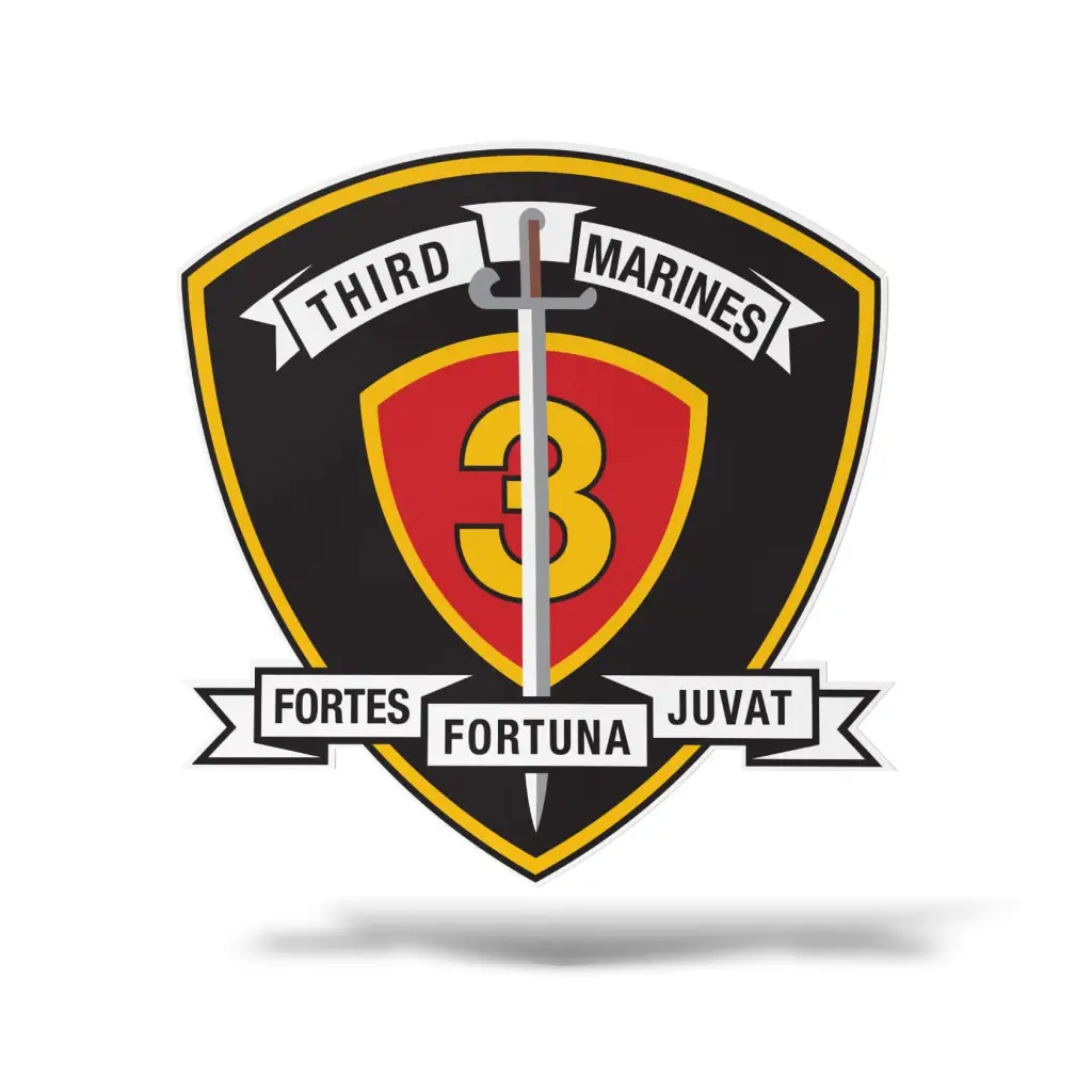 3rd Marine Regiment Vinyl Sticker Decal Tactically Acquired   