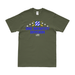 3rd Infantry Division Crossed Rifles T-Shirt Tactically Acquired Military Green Distressed Small