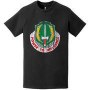 3rd PSYOP Battalion Distressed Logo Emblem Insignia T-Shirt Tactically Acquired   