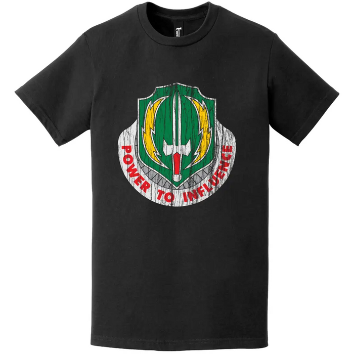 3rd PSYOP Battalion Distressed Logo Emblem Insignia T-Shirt Tactically Acquired   